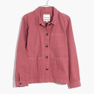 Madewell Chore Jacket size small - pink